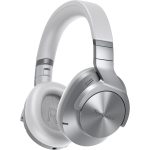 Technics EAH-A800 bezprzewodowe słuchawki z redukcją szumów (Bluetooth, 50h pracy, 8 mikrofonów MEMS, wygodne dopasowanie), srebrne