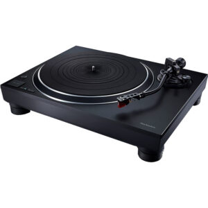 Technics SL-1500 Klasa Premium - system gramofonowy z napędem bezpośrednim (wbudowany przedwzmacniacz i wkładka, automatyczne podnoszenie), czarny