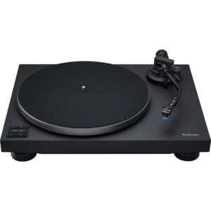 Technics SL-40CBT gramofon z napędem bezpośrednim (Bluetooth, bezrdzeniowy system silnika, kompaktowa konstrukcja, ramię w kształcie litery S), czarny