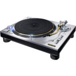 Technics SL-1200GME gramofon z napędem bezpośrednim (konstrukcja antywibracyjna, wysoka czułość ruchu początkowego, stabilne obroty)), srebrny