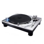 Technics SL-1200GR2 gramofon z napędem bezpośrednim + wkładka gramofonowa (wysoka czułość, precyzyjne obroty, aktywna redukcja szumów), srebrny