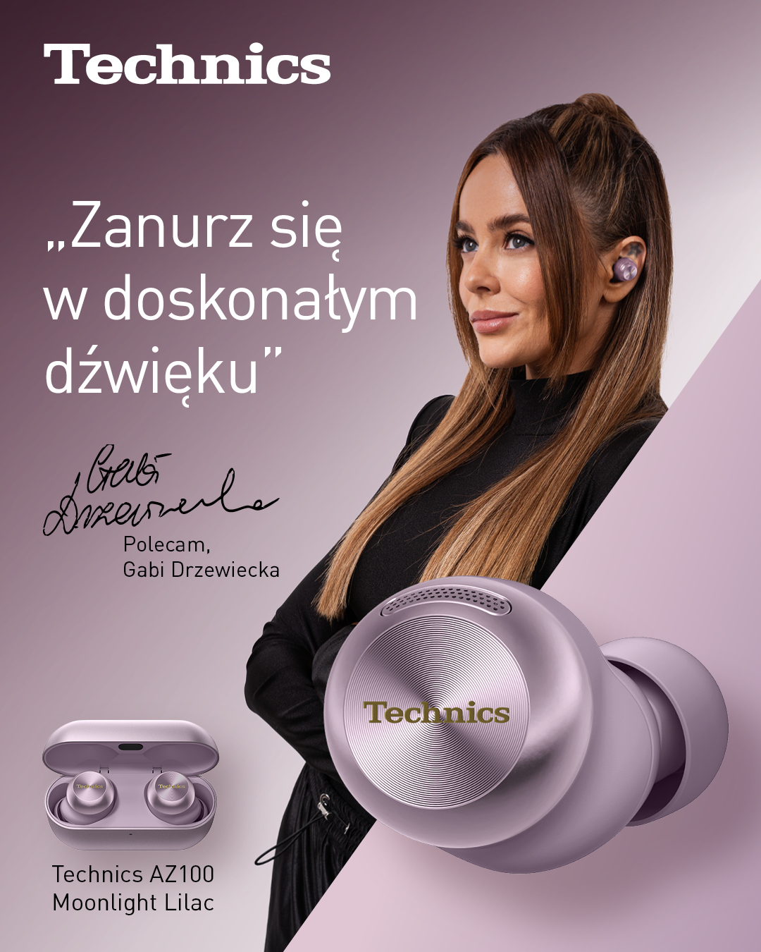 Technics AZ100 Moonlight Lilac 7 TCT AZ100v statika gabi 4 5 PL