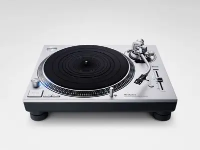 Technics SL-1200GR2ES_PACK Technics SL-1200GR2 gramofon z napędem bezpośrednim + wkładka gramofonowa (wysoka czułość, precyzyjne obroty, aktywna redukcja szumów), srebrny 18 Technics SL-1200GR2ES_PACK 6 technics turntable SL 1200GR2 3 1