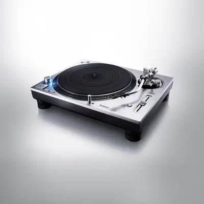 Technics SL-1200GR2ES_PACK Technics SL-1200GR2 gramofon z napędem bezpośrednim + wkładka gramofonowa (wysoka czułość, precyzyjne obroty, aktywna redukcja szumów), srebrny 19 Technics SL-1200GR2ES_PACK 7 technics turntable SL 1200GR2 4 1
