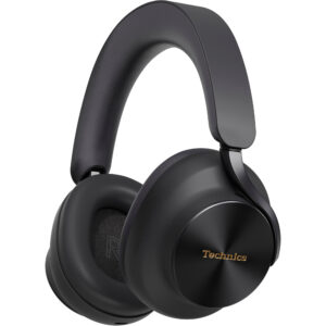 Technics EAH-A1000 bezprzewodowe słuchawki z adaptacyjną redukcją szumów ANC (parowanie wielopunktowe Bluetooth, LDAC, do 45H pracy z ANC), czarne
