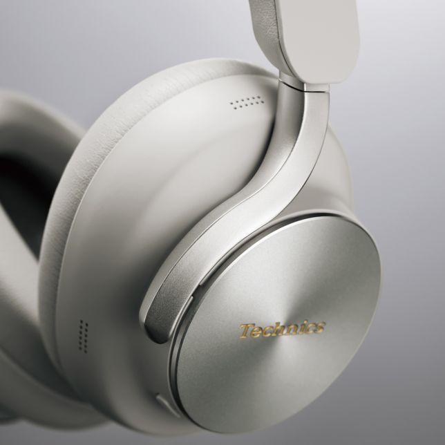 Technics EAH-A1000E-S Technics EAH-A1000 bezprzewodowe słuchawki z adaptacyjną redukcją szumów ANC (parowanie wielopunktowe Bluetooth, LDAC, do 45H pracy z ANC), srebrne 17 Flow Arm